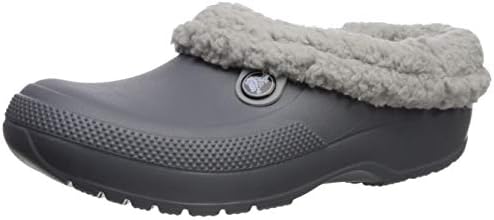 light grey fuzzy crocs