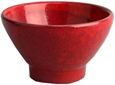 6 bolées in Cider without Handle, Red