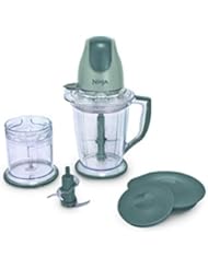 Ninja 400-Watt Blender/Food Processor for Frozen Blending, Chopping and Food Prep with 48-Ounce Pitcher and 16-Ounce Chopper Bowl (QB900B), Silver