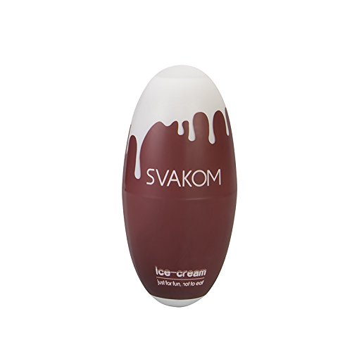 Svakom Hedy Reusable Egg Style Male Masturbator, White, Product Length: 9.4 cm, Diameter: 4 cm