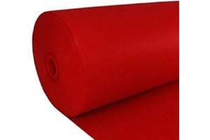 ABSOLUTE USA Absolute C15RD 15' Length X 4' Wide Red Carpet for Speaker, Sub Box Carpet, RV, Boat, Marine, Truck, Car, Trunk Liner, PA DJ Speaker, Box, Upholstery Liner Carpet