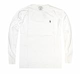 Polo Ralph Lauren Men's Long Sleeve Pony Logo T-Shirt - Medium - Classic White