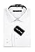 Verno Luxton Men's Fashion(Regular) Fit Long Sleeve Dress Shirt - Available in More Colors (20-34/35, White)