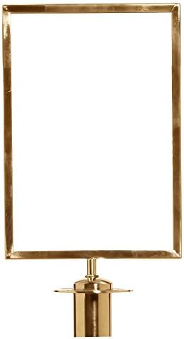 BHMA Limited A4 Brass Standard Vertical Frames for Flat Top Rope Stands