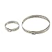 uxcell 2 Pcs Stainless Steel Drive Shaft CV Boot Clamp Kit for Car