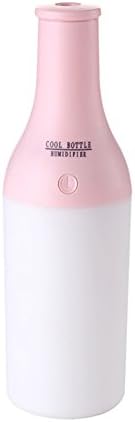UnitedPlug Mini Humidifier / Cool Mist Humidifier-Mini Portable Virtually Silent Diffuser with Night Light and Automatic Shut-off Function for Home Office Bedroom(Pink)