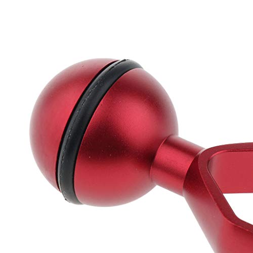 image for Prettyia 5-inch Aluminum Alloy Double Ball Arm for Connecting Strobe/V