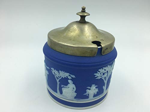1 Vintage+English+Wedgwood+Jasper+Mustard