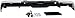 Crash Parts Plus Steel Chrome Step Bumper for 08-16 Ford F-250 SD, F-350 SD, F-450 SD, F-550 SD
