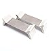 Cimostar Revolutionary New Design Door Stopper - Highest Quality Aluminum And Silicone Under Door Stops - Ideal For Pet And Child Safety – Pack of 2