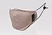 Thick PM2.5/N99 Filtered Face Mask + 4 Filter Set (Available in Beige and Black) (Beige)