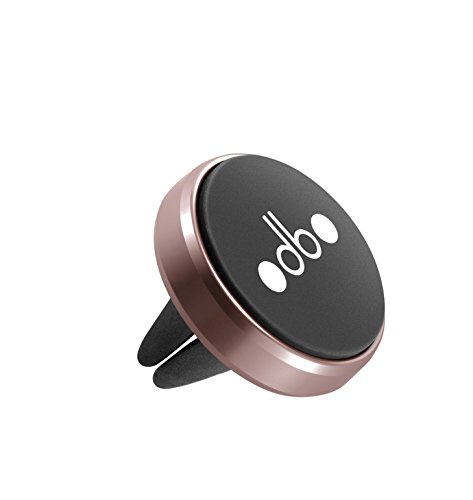 odbo Universal Magnetic Air Vent Car Mount Holder Clip for iphone Android Smartphones, (Rose Gold)