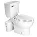 SANIFLO SANIACESS2 MACERATOR PUMP + ELONGATED TOILET KIT, WHITE FINISH