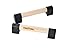 Vita Vibe - Ultra Portable Mini Wood Parallettes Set - 9 inch - 12 inch - USA Made