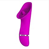 Personal Gift of Oral Tongue Cleaner Simulator for Women - 30 Frequency (Purple)