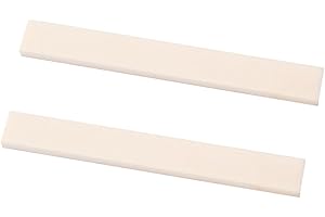 GALPADA Blank Bone Saddle Guitar Saddle Blank Guitar Bone Nut Nut Beige