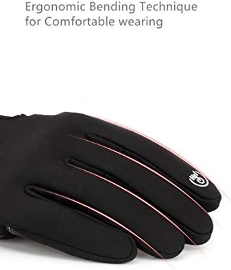 Waterproof windproof density nylon gloves with touchscreen compatibility.