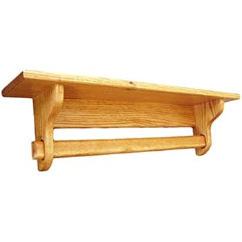 Quilt Holder Rack Wall Mount Shelf 48 Inch Oak Quilt Rack Wall Hanging