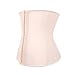 Lover-Beauty Women's Latex Underbust Corset Waist Training Cincher 9 Steel Boned Size M Beige