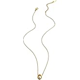 18k Gold Plated Stainless Steel Simulated Pearl in Shell Pendant Necklace