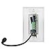 TNP in-Wall Bluetooth Audio Receiver Wall Plate, BT 4.2 Wireless Adapter 30W Stereo Amplifier aptX Audio w/Volume Control, 3.5mm Headphone AUX Input for Sound Speaker Systems Home Theater Integrationthumb 1
