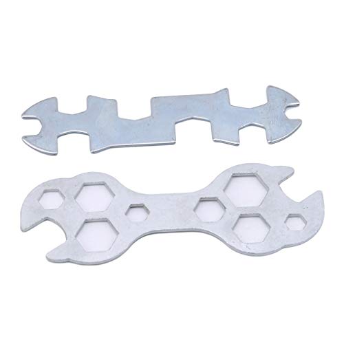 Meolin Durable Bicycle Key Stainless Steel Hexagon Spanner Repair Tool Kits Multifunction Wrench Flat Spanner Bike Repair Tool Set