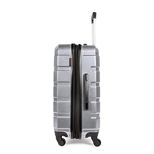 Swiss Mobility Quad Hard Sided Luggage (Silver, 26") Pricepulse