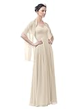 Alicepub Chiffon Bridal Shawl Wedding Wrap Stole Women's Evening Dress Scarf Bolero, 18