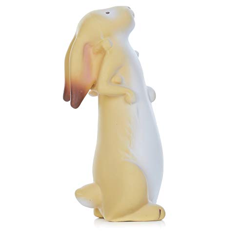 Guess How Much I Love You All Natural Rubber Squeaky Bunny Teether, 6.