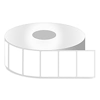 OfficeSmartLabels ZE1112100 [ 1.5" x 1" ] Direct Thermal Labels, Compatible with Zebra Printers for Postage Barcode Shipping - 4 Rolls / 1" Core