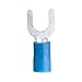 Gardner Bender 10-114 Terminal Spade, 16-14 AWG, Stud Sz 8-10, Blue (100 pk), Actuant