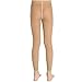 Aaronano Big Girls' Footless Ballet Tights 3-Pair-Pack Size XXL(10-12), Black White Nude