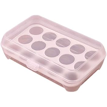 Lantusi Kitchen Refrigerator Eggs Storage Box Eggs Holder Food Storage Container Storage Boxes & Organizers