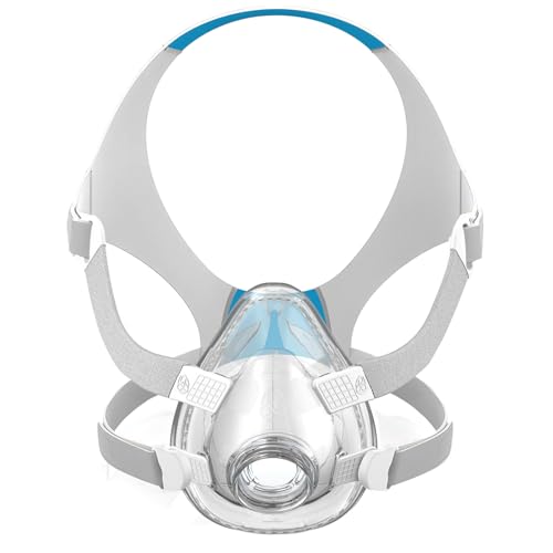 AirFit F20 Replacement Mask Set Large - Includes Mask Cushion, Headgear, Frame & Clips - F20 Full Face Masks Accessories Supplies(L)