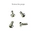 Coolplay® Syma Parts X5 X5C X5C-1 Propellers & Protector Guards & Landing Skids Included Mounting Screws for RC Mini Quadcopter Toy- Black and Red