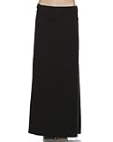 Elain & J Luxury Boutique Full Length Maxi Skirt With Fold Over Waist
