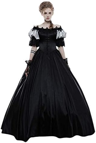 ロング ワンピース レディース プリンセス レトロ レース 宮廷服 中世期 貴族風 大規模セール お姫様 パーティードレス 王族服 半袖 ハイウエスト 舞台 コートガウン 洋装 プロム 豪華 コスプレ衣装 オペラ声楽 ゴスロリドレス フォーマル 洋服 演劇 演奏会 発表会