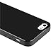 TPU Rubber Skin Case For iPhone 5 / 5S - Black Jelly