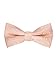 Men's Paisley Pre-Tied Bow Tie - Solid Peach