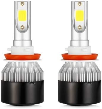 2PCS EV9 H8 / H9 / H11 Car LED Headlight 60W 6000lm 6000K Front Lamp