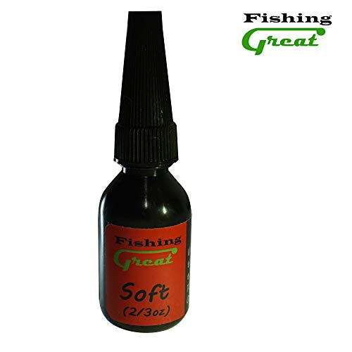 Greatfishing Fly Tying UV Clear Glue and Power Light Combo Three Bottles Thick Thin and Soft +12 LED Light for Building Flies Heads Bodies Wings and Gluing Eyes