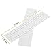 8 Pcs Plastic DIY Grid Drawer Divider Household Necessities Storage Thickening Housing Spacer Sub-Grid Finishing Shelves for Home Tidy Closet Stationary Socks Underwear Scarves Organizer (White)