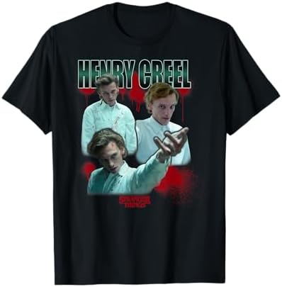 Amazon.com: Stranger Things 4 Henry Creel Test Subject 001 T-Shirt 