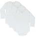 4T 5T 6T Toddler Bodysuit Long Sleeve Round Crew Neck 3-pack