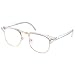 Mens Non Prescription Glasses Clear Lens Frame Nerd Gold