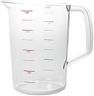 Rubbermaid Commercial Products Bouncer Measuring Cup, 4-Quart, Clear, FG321800CLR