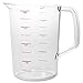 Rubbermaid Commercial Products Bouncer Measuring Cup, 4-Quart, Clear, FG321800CLR primary