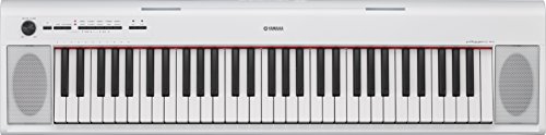 Yamaha NP12 61-Key Lightweight Portable Keyboard, White (power adapter sold separately) (Best Compact Piano Keyboard)