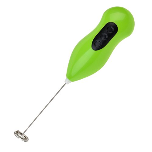 Ckeyin ® Electric Coffe Milk Egg Beater Foamer Mixer Shaker Whisk - Green