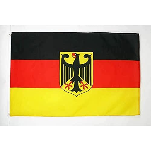 AZ FLAG Germany with eagle Flag 250x150 cm 100D Polyester 2 Grommets
